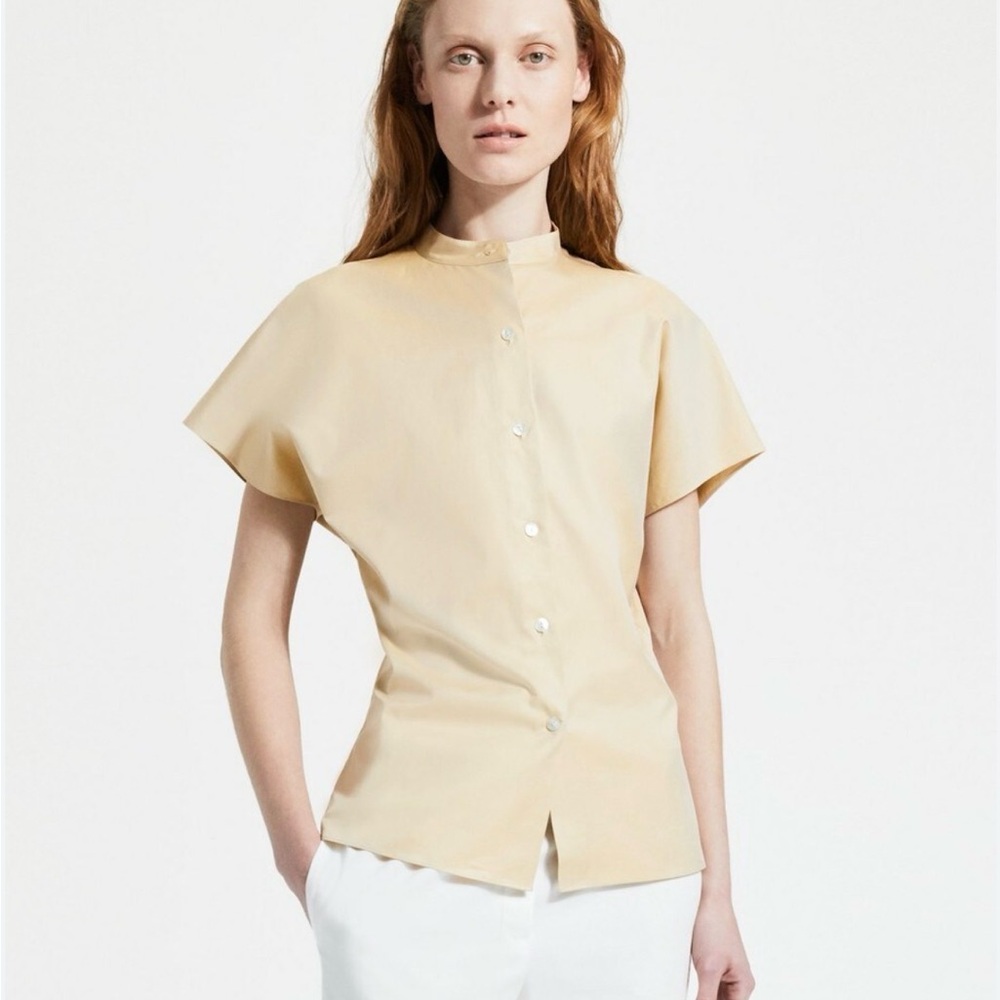 Theory Dolman Button Up Blouse
